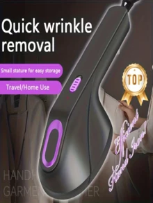1pc Handheld Garment Steamer, Mini Electric Iron, Portable Home Ironing Machine, Instant High Temperature Ironing, Smart Temperature Control Protection, Constant Temperature Operation Without Temperature Adjustment, Flat/Hanging Ironing 2-In-1, Large Smooth Plate, Multi-Speed Adjustment, Won't Damage Clothes, Suitable For Home, Travel, Business Trips And Other Scenarios, Easily Smooth Out Wrinkles, Instant Ironing