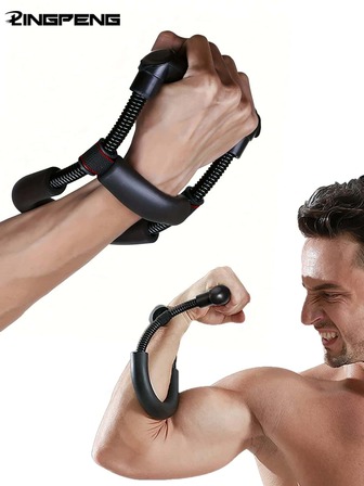 Adjustable Spring Grip Strengthener, Wrist And Forearm Strength Trainer, Fitness Exercise Equipment