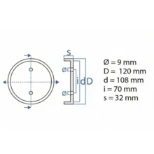 4X Rubber Lifting Pads Block For 2 Post Lift Replacement Pads Car Lift Ramp UK. - Default - View 3