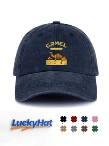 1顶男女通用驼色水洗棒球帽，经典休闲时尚复古款，柔软吸汗带，尺寸可调节，轻便百搭，复古老爹帽，适合户外运动、日常佩戴、派对度假、海滩休闲，是馈赠亲朋好友的理想之选。 - A - 查看 10