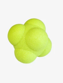 Rubber Hexagonal Reaction Ball Hand-Eye Coordination Training Women And Men Speed And Agility Training Ball Suitable For Speed Agility Coordination Training Basketball Football Outdoor Fitness And Outdoor Fun Fitness Accessories Workout Equipment Outdoor Sports Accessories - Multicolor - View 13