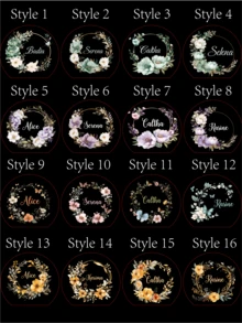 1pc Customized Name Floral & Butterfly Decor 3D LED Night Light, Suitable As Birthday Gift, Wedding Party Gift, Mother's Day Gift, Girlfriend Gift, Family & Friend Gift, Graduation Gift, Valentine's Day Gift - Brown - View 7