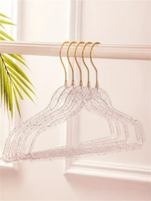 Transparent Acrylic Clothes Hanger, Seamless Non-Slip Hanger, Luxury Clothing Store Dedicated Drying Rack - Multicolor - View 17