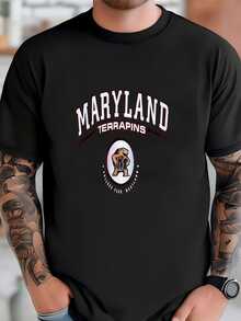 Mens Vintage Starter Maryland Terrapins Shirt T-Shirt - màu đen - Xem 1