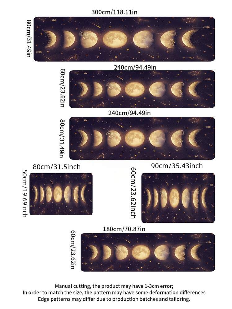 1pc Washable Star & Moon Velvet Area Rug, Living Room, Dining Room, Study, Bedroom Carpet, All Season, New Design, Soft Velvet Material, Suitable For New Year, Gift, Celebration, Party, Stylish Home Decor - Multicolor - View 6