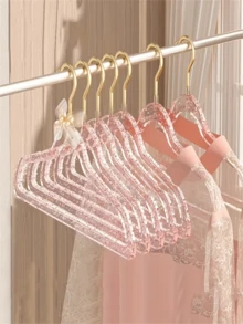 Transparent Acrylic Clothes Hanger, Seamless Non-Slip Hanger, Luxury Clothing Store Dedicated Drying Rack - Multicolor - View 6