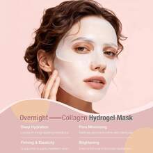 Collagen Overnight Face Mask For Skincare, Suitable For Glowing, Radiant Skin, Enhances Your Skincare Efficiency, Improves Elasticity And Firmness, Supports The Skin Barrier, And Provides Hydration And Soothing. - Facial Masks - View 3