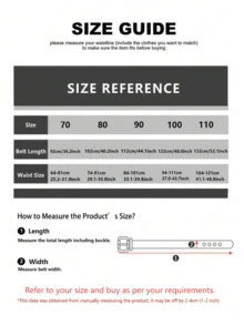 1 件女士时尚休闲百搭 PU 皮革 8 字形带扣可调节腰带