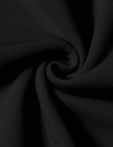 SD2016 Black Regular Fit Men High-Quality Fabric For Casual & Athletic Wear, Hoodie, Everyday Comfort - 黑色 - 查看 6
