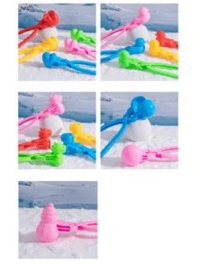4件套雪球夹，冬季户外夹，雪球大战互动套装 - 彩色 - 查看 9