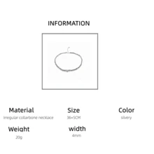 Irregular Pearl Necklace Bracelet, High-End Niche Fashion Collarbone Chain, Sparkling Jewelry - Multicolor - View 2