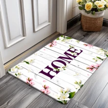 1/2/3pcs Spring Summer Daily Kitchen Rug Floral Home Decor Cotton Polyester Kitchen Mat Door Mat For Home Kitchen Bathroom Outdoor Garden Party Dining Room Decor Kitchen Carpet Kitchen Mat Door Mat Home Decor - Multicolor - View 6