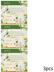 3-Piece Jasmine Body Care Set - Shower Gel, Body Lotion & Perfume Spray, Gentle Cleansing, Moisturizing, Long-Lasting Fragrance, With Vitamin C & Aloe For Skin Barrier Protection, Daily Skincare Routine & Gift Set,Gifts For Men And Women Suitable For Valentine's Day, New Year's Day, Birthdays, Weddings, And Parties,Skin Care Sets,Makeup,Skin Care,Travel Essential,Quick Ship Items,Free Shipping - Aloe Vera - 查看 11