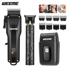 3件/2件/1件 WEEME 多功能男士电动剃须刀,适合作为送给男友的礼物 - 黑色 - 查看 10