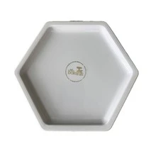 Large Hexagonal Mosaic Tray 18cm Various Colors Decoration - Apricot - View 1