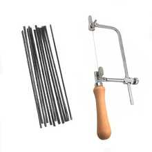 Movable Saw Bow - Jewelry Making Tool Kit - Saw Frame With Tensioning Nut, Wooden V-Groove With Clamp, Assorted Jewelry Piercing Saw Blades 0-5, Adjustable Cutting Tool - For Jewelry Polishing And Cutting - Multicolor - View 21