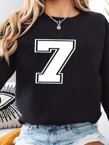 Women Sports Sweatshirts - Black - View 1