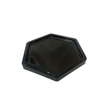 Large Hexagonal Mosaic Tray 18cm Various Colors Decoration - Black - View 3