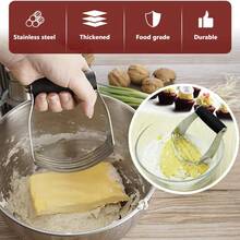 1pc Stainless Steel Mixing And Grinding Machine For Flour, Flour Scraper, Flour Mixer, Flour Blanching Machine, Kitchen Tools - Multicolor - View 5