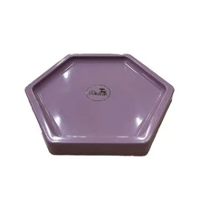 Large Hexagonal Mosaic Tray 18cm Various Colors Decoration - Lilac Chic - View 2