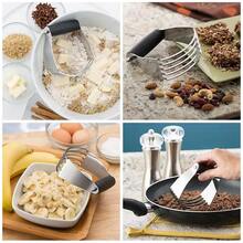 1pc Stainless Steel Mixing And Grinding Machine For Flour, Flour Scraper, Flour Mixer, Flour Blanching Machine, Kitchen Tools - Multicolor - View 2