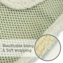 3pcs/Set Winter Warm Dog Harness And Leash Set, Adjustable With Treat Pouch, Classic Plaid Fabric, Suitable For Small Dogs - Pink - View 4