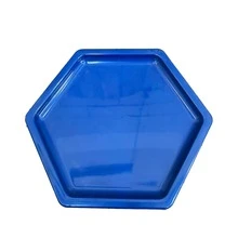 Large Hexagonal Mosaic Tray 18cm Various Colors Decoration - Agua verde azul - Ver 1