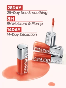 COLORKEY 唇部精华油，保湿唇彩，修护唇纹，预防唇部干燥皲裂，高光泽，不粘腻，滋养唇部，淡化唇纹，呵护双唇，打造精致唇妆。一款适合女性和女孩的彩妆品牌产品，是秋冬季的理想之选。可用于打造拿铁妆、Y2K妆、90年代妆、酷女孩妆、唇妆搭配、新娘妆、情人节妆等。 - R035 Dewy Rose - 查看 6