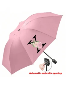 Paraguas plegable, paraguas para el sol, esencial de viaje, mini paraguas portátil de bolsillo de doble uso con protección solar, paraguas automático completamente, protección UV, reforzado, unisex, a prueba de viento, paraguas plegable compacto, protección solar y sombrilla para exteriores, lindo paraguas de campista, plegable grande, pequeño, mediano unisex, impermeable y ligero - Multicolor - Ver 32