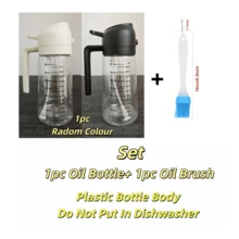 1pc White Plastic High Capacity Oil Sprayer, Multi-Functional Oil Sprayer, Spray-Pour Dual Use Oil Sprayer, Baking Dedicated Oil Sprayer, Transparent Oil Sprayer With Measurement Scale, Reusable Oil Sprayer, Liquid Capacity Visible Design, Uniform Spraying, No Leakage, Suitable For Outdoor Barbecue, Salad Making, Baking, Kitchen Cooking, Kitchen Gadget, Barbecue Accessory, Salad Making Tool, Baking Tool, Kitchen Accessory, Mother's Day Gift, Father's Day Gift - Not Dishwasher - Multicolor - View 14