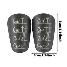 3.15 x 1.97 英寸 PBT 和 EVA 材质迷你足球护腿板，适合青少年和成人运动 - 彩色 - 查看 15