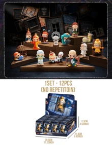 Zsiga "There Is No Such Thing As An Adult" Series Blind Box Collectibles, Zsiga Fan Figure Model Blind Box Collection, Cute Cartoon Statue Ornament, Home And Bedroom Display Cabinet Decor - Multicolor - View 11