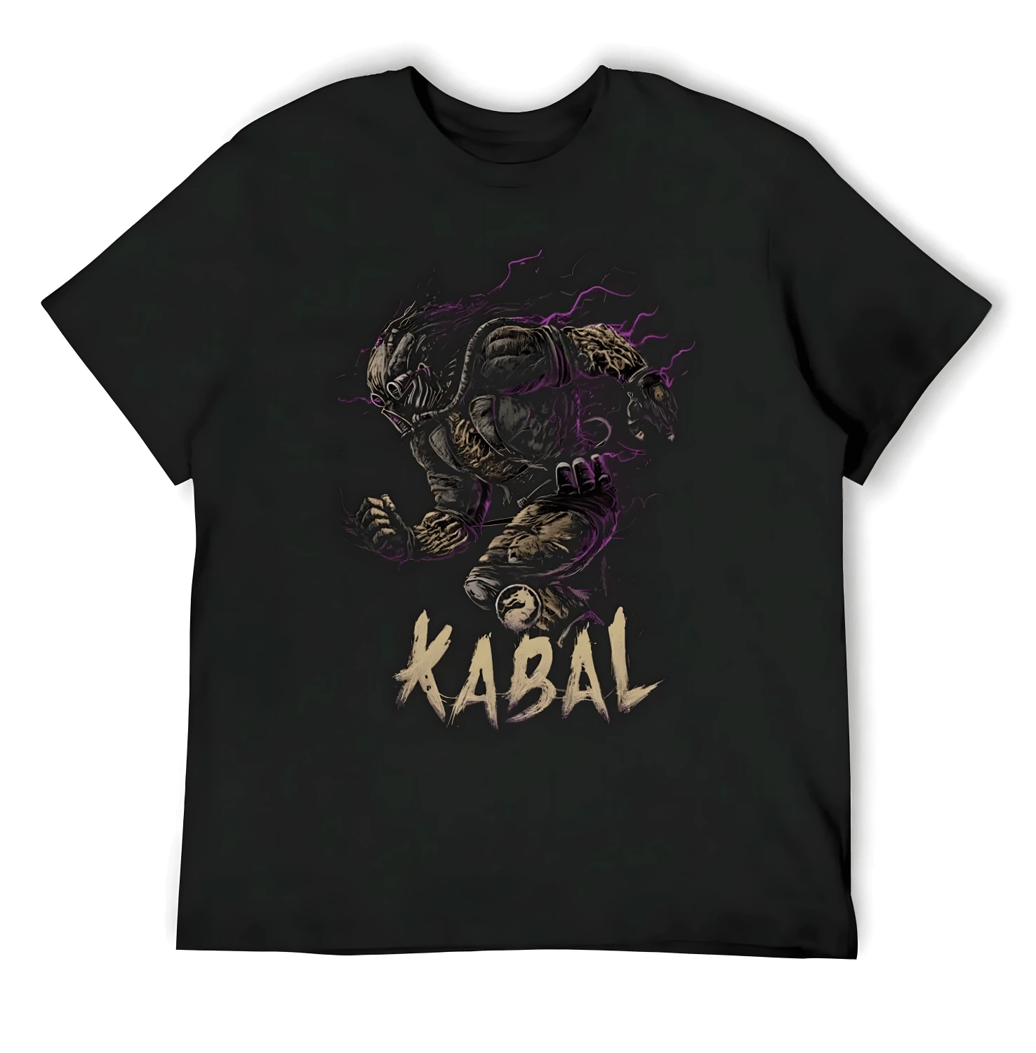 Mortal Kombats Kabal T-Shirt Sweat Summer Clothes Clothing Oversized Cotton T Shirt Men - 黑色 - 查看 1