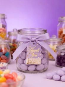 100 Stücke Goldfolie Danke Papier Tags mit rosa-lila Farbverlauf für Hochzeitsgeschenke, Geschenktüten, Geburtstagsfeiern, Muttertag - Verschiedenfarbig - Übersicht 6