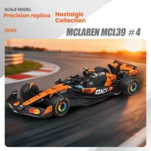 Burago 1:43 MCL39 #4 F1 赛车合金压铸模型，静态微缩车收藏，2025 仿真玩具车，男士收藏礼物 - 1:43麥克拉倫MCL39 2025[4號 諾里斯]常規盒 - 查看 4