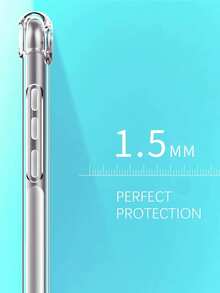 2pcs Thick Anti-Fall TPU Transparent Phone Case For Huawei And Honor, Shock-Proof High Transparency Case, Minimalist Durable Anti-Scratch Soft Cover For Huawei And Honor - Clear - View 7