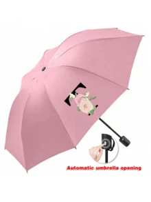 Paraguas plegable, paraguas para el sol, esencial de viaje, mini paraguas portátil de bolsillo de doble uso con protección solar, paraguas automático completamente, protección UV, reforzado, unisex, a prueba de viento, paraguas plegable compacto, protección solar y sombrilla para exteriores, lindo paraguas de campista, plegable grande, pequeño, mediano unisex, impermeable y ligero - Multicolor - Ver 17