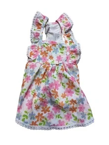 1件 LANGXINGCS 宠物连衣裙，蕾丝可爱优雅狗狗裙，公主风碎花猫咪连衣裙，轻盈透气宠物服装，适合中小型猫狗 - 彩色 - 查看 9