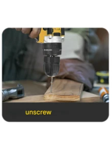 Cordless Hand Drill, 3/8" Drill Bit Set, Electric Screwdriver For Home Use, With Lithium-Ion Battery And Charger, Cordless Drill With 19 Variable Speed Settings And 24-Piece Drill Bit/Driver Accessory Kit