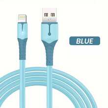 蓝色、绿色、粉色 USB-Lightning 数据线，快充 USB Lightning 数据线，数据线充电器，适用于 14/14Pro/13/13Pro/12 - 彩色 - 查看 8