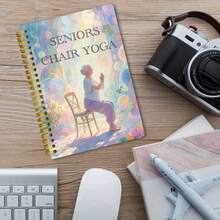 30 Day Elderly Chair Yoga Book, Including Printable Charts And Hard Covers - Gentle Chair Exercise Posture, Suitable For Home Fitness, Flexibility Training, Safety Guide And Illustrated Postures (Elderly Chair Yoga, Yoga Routines) - Ideal Gift, Office Exercise, Pinyin Exercise Book, Yoga Book, Exercise Book, English Exercise Book, Health And Wellness, Health And Fitness, Back Exercise, Back Stretching Board, Home Pilates, Gym Exercise Book, Fitness Book, Reflex Training, Back Trainer, Wall Exercise, Health Resources, Physical Therapy, Elderly Activities, Physical Therapy Equipment - CP-194 - 查看 4