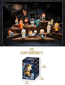 Zsiga "There Is No Such Thing As An Adult" Series Blind Box Collectibles, Zsiga Fan Figure Model Blind Box Collection, Cute Cartoon Statue Ornament, Home And Bedroom Display Cabinet Decor - Multicolor - View 13