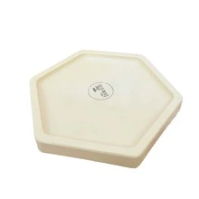 Large Hexagonal Mosaic Tray 18cm Various Colors Decoration - Amarillo caramelo - Ver 3