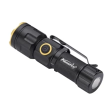 Alonefire 变焦白光迷你手电筒可充电磁吸便携式女士背包口袋家用户外工作应急手电筒