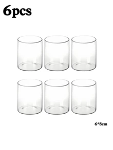 Bình hoa thủy tinh 6/4, cao và trong suốt, thích hợp để trang trí bàn ăn, trang trí đám cưới, có 3 lựa chọn đường kính, có chắn gió, có thể dùng làm giá nến nổi, phong cách tối giản hiện đại, thích hợp cho các bữa tối trang trọng, trang trí nhà cửa, trang trí phòng và nhiều hơn nữa. - Nhiều màu - Xem 13