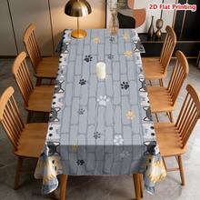 1/20 chiếc khăn trải bàn mùa xuân, họa tiết mèo, chất liệu polyester, thiết kế hình mèo con dễ thương, thích hợp cho nhà bếp, trang trí tiệc ngoài trời, món quà lý tưởng cho bạn bè và gia đình, và trang trí nhà cửa mùa xuân. - Nhiều màu - Xem 15