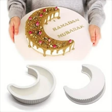1 Khuôn bánh silicon hình mặt trăng, Khuôn làm bánh mousse hình lưỡi liềm, Bánh mì, Pizza, Khay nướng, Dụng cụ làm bánh nhà bếp, Đĩa, Phụ kiện nhà bếp, Trang trí nhà bếp, Khay để bàn, Khay đựng trái cây, Trang trí khay - trắng - Xem 8