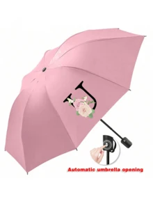 Paraguas plegable, paraguas para el sol, esencial de viaje, mini paraguas portátil de bolsillo de doble uso con protección solar, paraguas automático completamente, protección UV, reforzado, unisex, a prueba de viento, paraguas plegable compacto, protección solar y sombrilla para exteriores, lindo paraguas de campista, plegable grande, pequeño, mediano unisex, impermeable y ligero - Multicolor - Ver 40