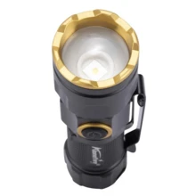 Alonefire 变焦白光迷你手电筒可充电磁吸便携式女士背包口袋家用户外工作应急手电筒