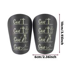 3.15 x 1.97 英寸 PBT 和 EVA 材质迷你足球护腿板，适合青少年和成人运动 - 彩色 - 查看 9